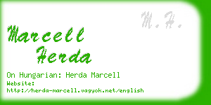 marcell herda business card